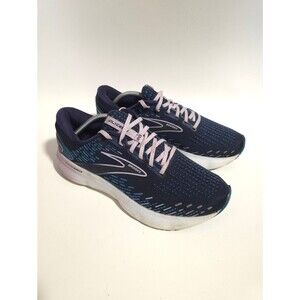 Brooks Womens Glycerin 20 Running Shoes Blue Purple Cushioned Size 10